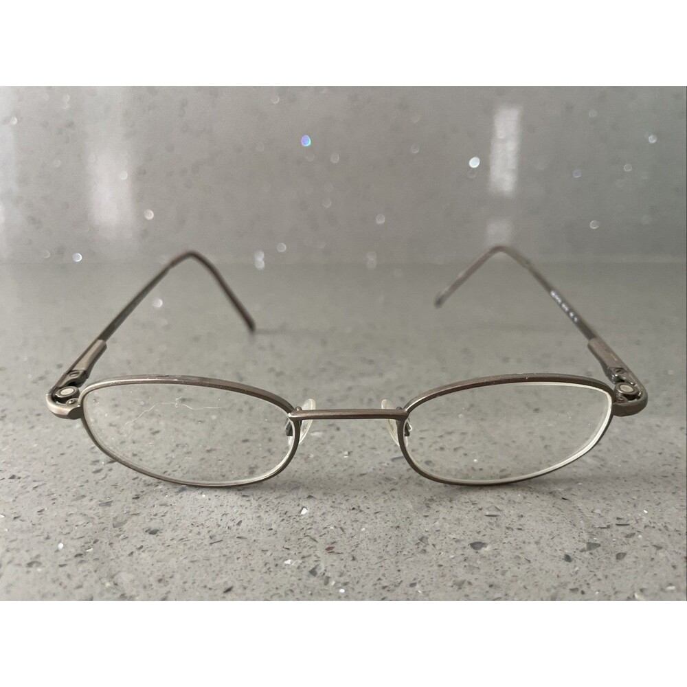 Easyclip Eyeglasses Frames ONLY Unisex Full Rim Mod PC179 45-21-140 bronze gold